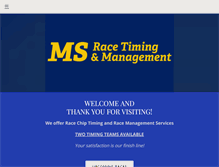 Tablet Screenshot of msracetiming.com